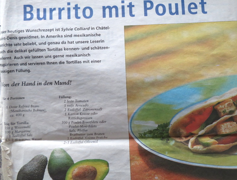 BURRITOS DE POLLO